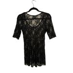 BKE  Black Lace Mini Scoop Neck Dress Photo 1