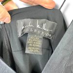 Nicole Miller Collection Black Chiffon Silk Ruched Cocktail Mini Dress Size 2 Photo 2