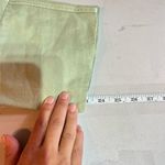 ZARA NWT The Tokyo Trouser High Waisted Pants linen blend cargo ankle green Photo 13