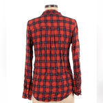 Abercrombie & Fitch Vintage Y2K Plaid Button Down Blouse Moose Logo Size M Photo 1