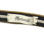 Madewell  Woven Tassel Belt‎ Black Cream Gold Stripe Boho Wrap OSFM Photo 1
