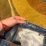 American Eagle Mom Jean Denim High Rise Jeans Distressed Size 2 Regular Photo 3