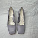 Franco Sarto Womens A-Dina Lilac Purple Leather Heels Size 7.5M Photo 3