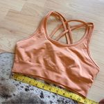 Alphalete Peach Crisscross Strappy Revival Sports Bra Size Small Photo 2