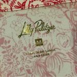 Lilly Pulitzer  PJ Button Up Top Raspberry Rouge Animal Magnetism Size XL NWT Photo 2