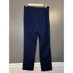 SheIn  Pant Suit Set Womens Medium Navy Blue Double Breasted Blazer Pants Stretch Photo 11
