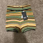 EGO  mid rise micro knit shorts‎ NWT SMALL Photo 2
