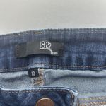 1822 Jean Shorts Size 10 Womens Bermuda Mid Rise Medium Wash Blue Denim Stretch Photo 8