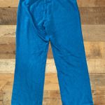 Sleep Sense Women’s Small Blue Embroidered Floral Patches Pajama/Lounge Pants Photo 1