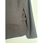 Vintage Preview Collection Brown Worsted Wool Utility Jacket Lined Brass Buckle Size 10 Photo 7