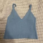 Apricot Lane Blue Knit Tank Top Photo 0