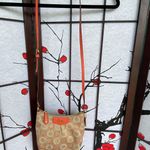 Coach Ashley Dotted Op Art Mini Crossbody Bag Khaki Tearose Photo 1