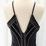 NEW Jump Apparel Womens XS Constellation Bodycon Dress Black Mauve Glitter Photo 3