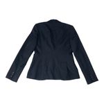 Banana Republic  womens 8 wool blend blazer dark blue suit jacket business work Photo 1