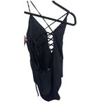 Victoria's Secret Negril Plunge One Piece Black Sexy VNeck Bathing Suit Small Photo 4