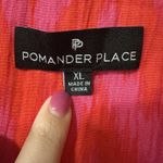 Tuckernuck Pomander Place Hot Pink Red Ikat Kenzo Tiered Mini Dress Size XL Photo 5