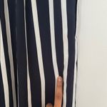 ZARA  Striped Navy and White Culottes Photo 7