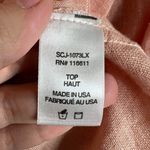 NWT Anthropologie Amadi Kaye Linen Blend Metallic Blazer Lightweight Small‎ Orange Photo 4