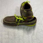 Twisted X Brown and Green Loafers with Moccasin Toe Photo 2