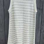 Varley  Cream Textured Knit Mini Dress Photo 0