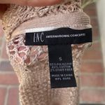 Inc international concepts pink cream sequin cardigan sz s Photo 3