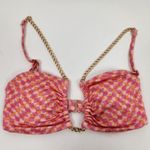 l*space L* Sammie Bikini Top in Heat Waves Pink Size Small NWT Photo 2