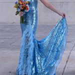 Sherri Hill Blue Gown Photo 3