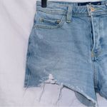 Hollister  Vintage Stretch Light Wash Denim High Rise Button Fly Mom Fit Shorts Photo 1