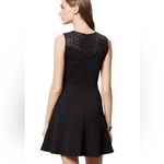 Anthropologie ANTHRO PLENTY TRACY REESE INTERMEDE LAZER CUT Black Sleeveless Flare Dress 4 Photo 2