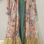 Indian pakistani double part plunge strappy maxi dress Multiple Size M Photo 7