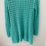 Anthropologie Far Away From Close by Anthro. Open Front Knit Cardigan Green Sz XS Photo 8
