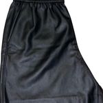Halogen  Black Faux Leather Shorts Size M Women’s Photo 1