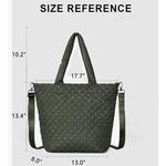 Hsitandy‎ Beige Waterproof quilted tote bag NEW Photo 8