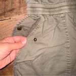 Lucky Brand  Cargo Utility Mini Dress Size Medium Tie Waist Snap Closure Photo 11