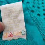 Christina XL aquamarine Knit Pullover top Green Photo 4