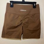 Aurola Scrunch Shorts Brown Photo 1