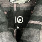 Tentree Shirt Women Medium Gray Purple Plaid Flannel Hiking Outdoors Punk Grunge Photo 5