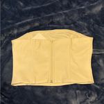 Hazel Boutique  Cream Strapless Tube Top Photo 1
