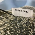 y2k glitter lace print top Photo 3