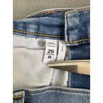 Loft The Skinny Jeans Women’s Size 29/8 Medium Wash Distressed Raw Hem Denim Photo 4
