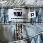 Refuge  Denim Women’s  Mom Jeans Distressed High Rise in light blue Size 13 Photo 2