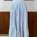 Darling Vintage Meico German Cotton Skirt! Blue Size 36 Photo 0