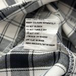 Princess Polly Women's Check Pants Black White High Rise 100% Cotton Size 6 Photo 8