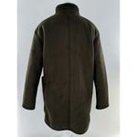 Spanx  Reversible Suede Sherpa Jacket Sz XS Utility Green Oversized Coat NWT $228 Photo 4