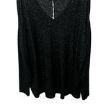 Market & Spruce Women's V-Neck Pullover Sweater 2X Black Marled Casual Photo 2