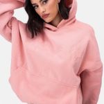 Adika Pink Eyes Novelty Graphic Trendy Pullover Oversized Hoodie Sweatshirt Photo 1