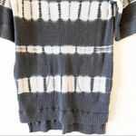 We The Free Free People Reverse Tie Dye Waffle Weave Tunic Dress XS Batik Gray Photo 5