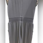 Michael Kors Mesh Flutter Sleeve Navy Cropped Pants Romper Blue Photo 7