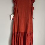 Nation Ltd NEW EVERLEIGH FRILLY DRESS IN CAYENNE SMALL Photo 3