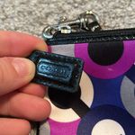 Coach  Satin Wristlet purple‎ and blue Photo 6